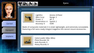 Figure 5: Equipment Page